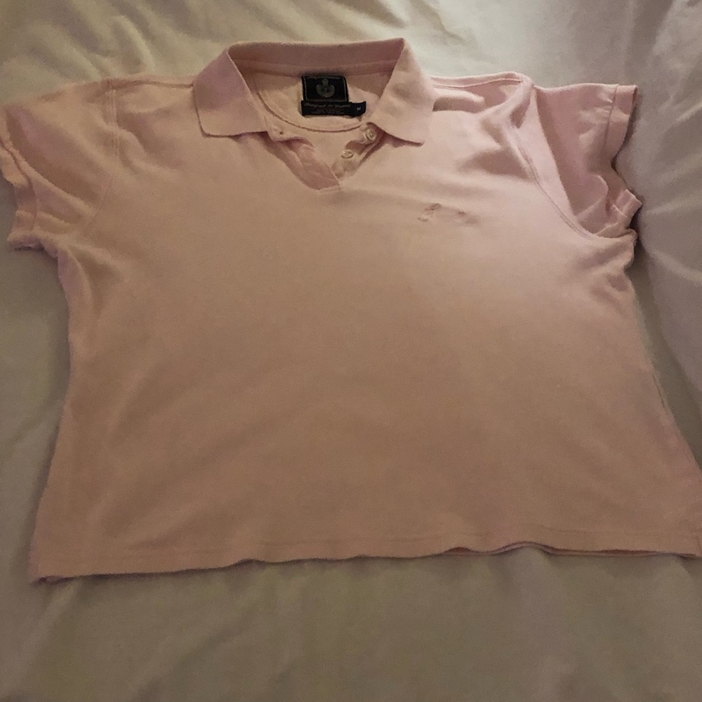 Facconable Classic Women's Polo Top - Light Pink